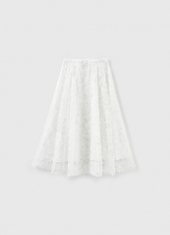 Кружевная юбка А-силуэта