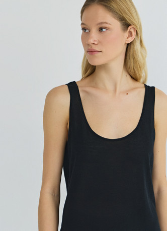 Вязаная майка