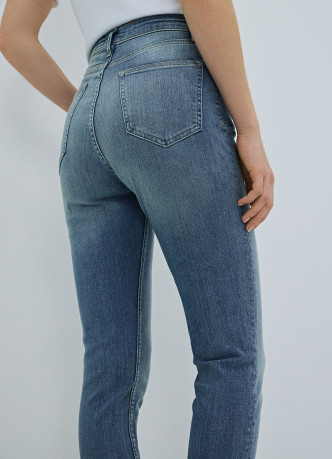 Джинсы Skinny с высокой посадкой