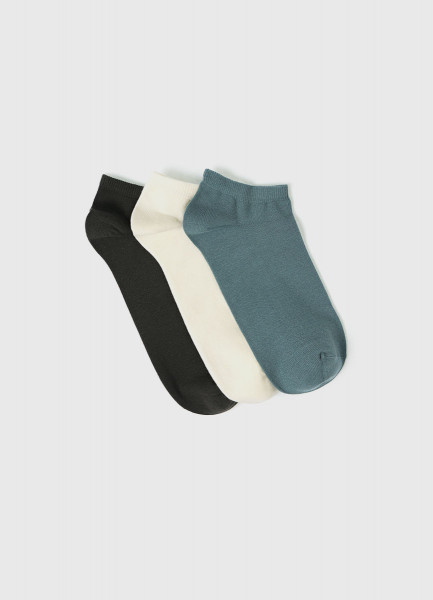 Короткие носки 3 пары Зеленый 599₽