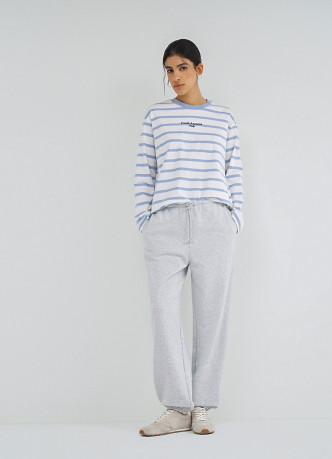 Лонгслив в полоску