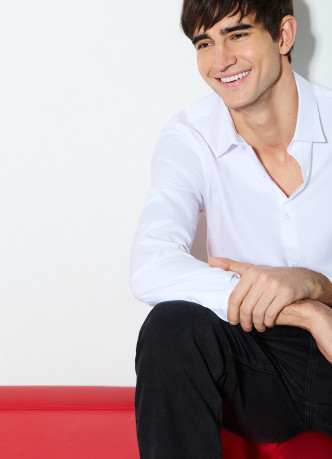 Рубашка из структурной ткани