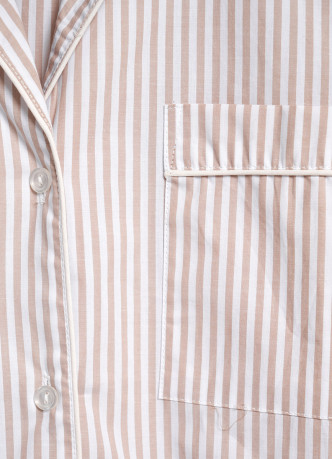 Пижамная рубашка в полоску