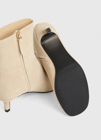 Ботильоны из натуральной замши