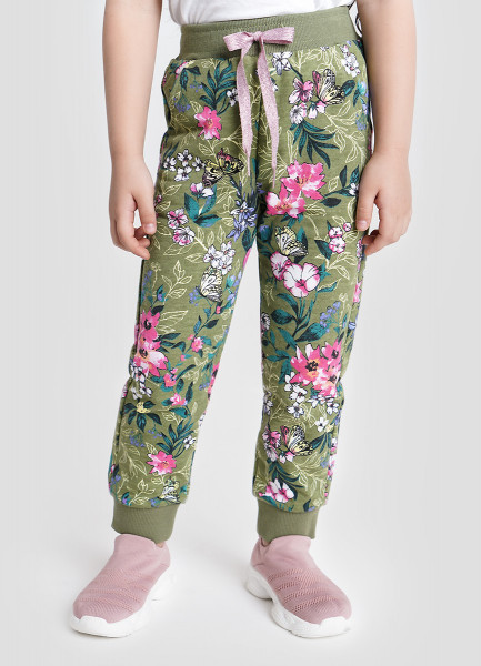 Трикотажные брюки для девочек