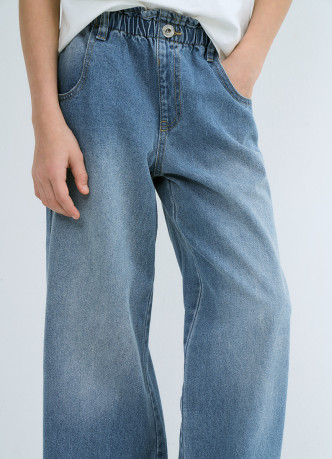 Широкие джинсы Wide leg для девочек