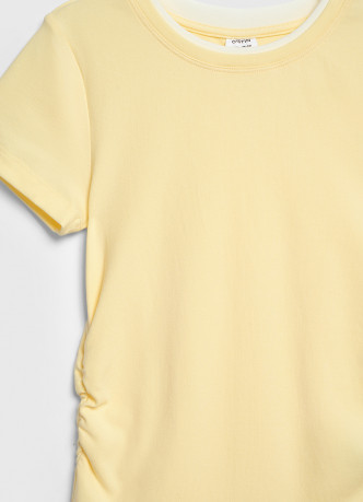 Футболка со сборками для девочек