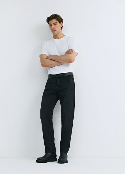 Зауженные джинсы Tapered, Серый