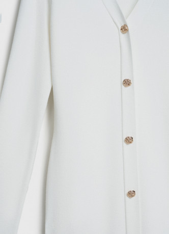 Вязаное облегающее платье