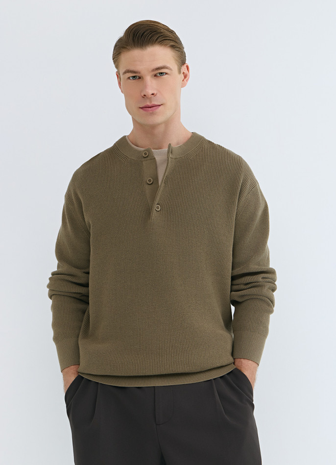 Джемпер из текстурной пряжи