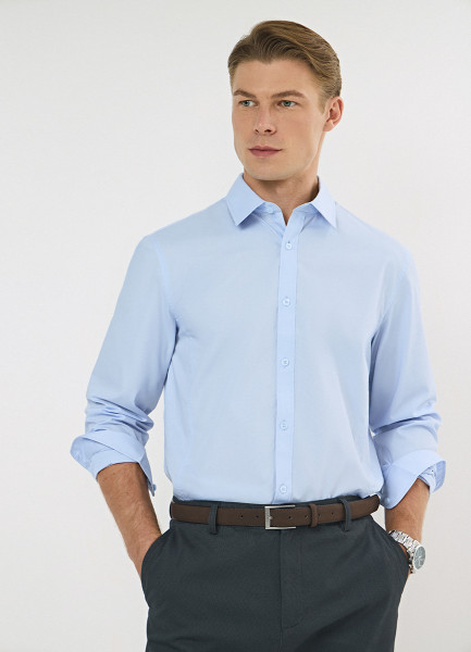 

Классическая рубашка, Голубой