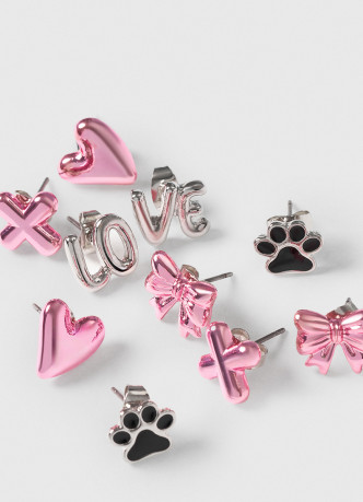 Серьги для девочек, 5 пар