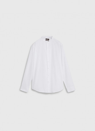 Рубашка c воротником мао