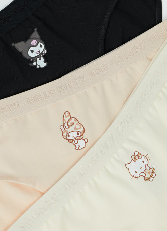 Трусы с принтом Hello Kitty для девочек, 3 шт.