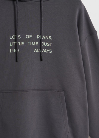 Худи с текстовым принтом