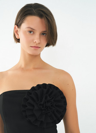 Топ с объёмным декором