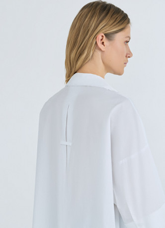 Рубашка в полоску с рукавом 3/4