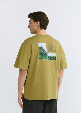 Футболка из хлопка с фотопринтом