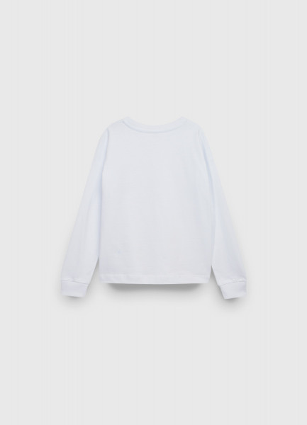Лонгслив для мальчиков 31527230299 Белый, размер 128, фото 5