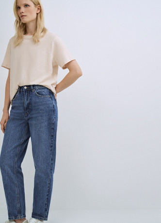 Джинсы Mom с высокой посадкой