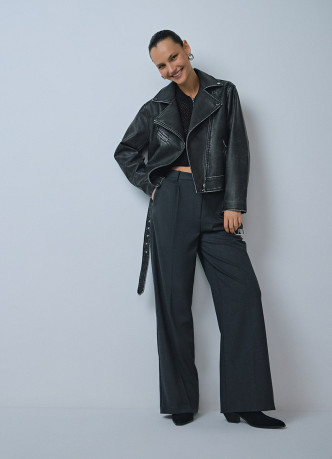 Куртка-косуха из экокожи