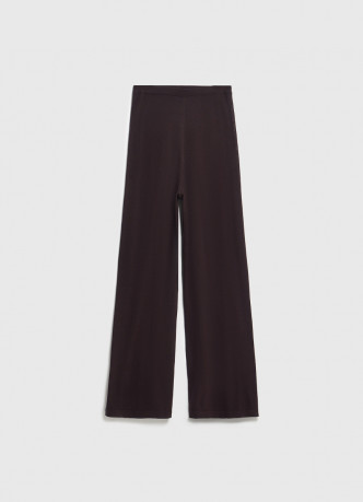 Широкие вязаные брюки