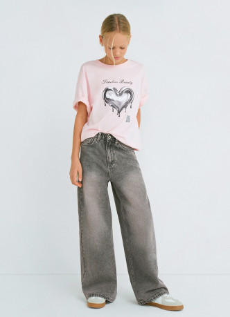 Джинсы Loose Wide с тинтом для девочек