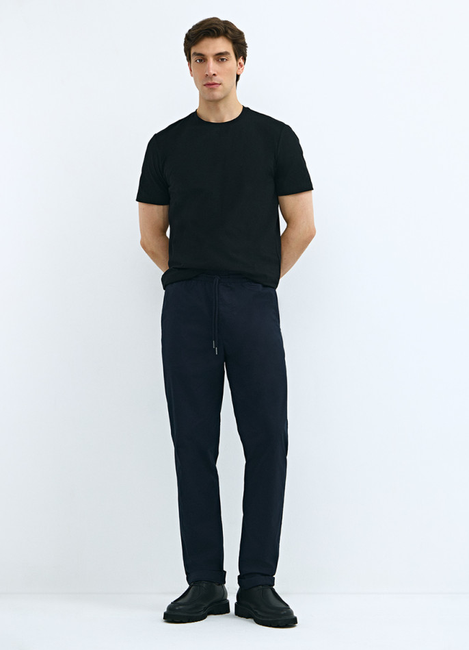 Брюки с эластичным поясом