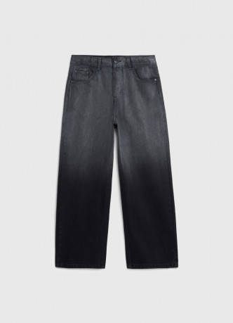 Широкие джинсы с градиентом для мальчиков