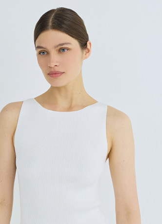 Майка в рубчик