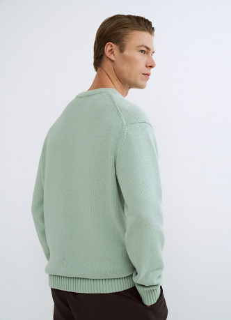 Вязаный джемпер из хлопка