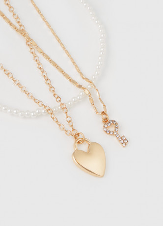 Ожерелье для девочек, 3 шт.