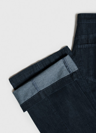 Джинсы клёш с высокой посадкой