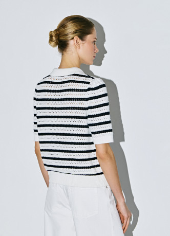 Поло структурной вязки