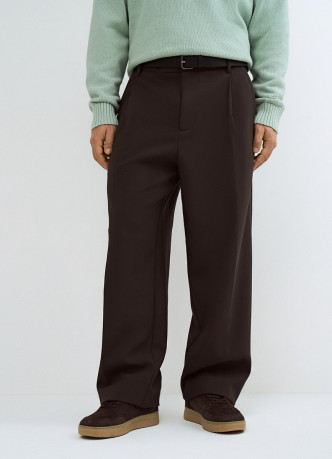 Широкие брюки с ремнём