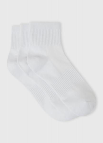 Фитнес-носки, 3 пары, Белый O`Stin LN6641O02-00