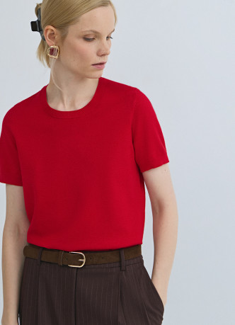 Джемпер с коротким рукавом