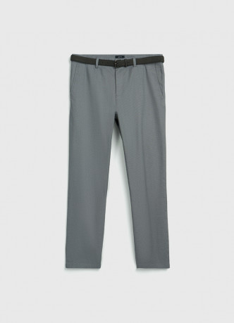 Чиносы из твила с ремнём