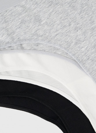 Трусы-бразилиана с мягкой резинкой, 3 шт.