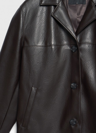 Куртка из искусственной кожи