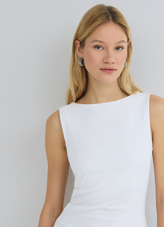 Асимметричный топ без рукавов