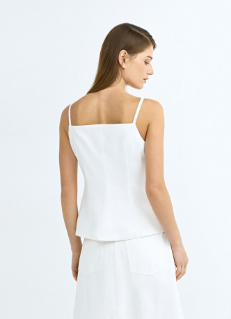 Жилет на тонких бретелях