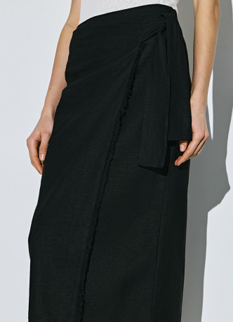 Миди-юбка на запах