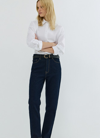 Джинсы Mom с высокой посадкой