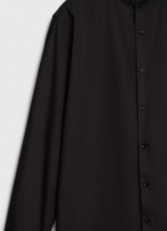 Рубашка c воротником мао