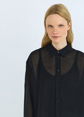 Длинная рубашка из лиоцелла