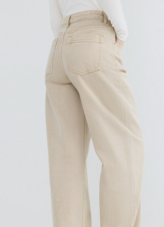 Джинсы Barrel с высокой посадкой