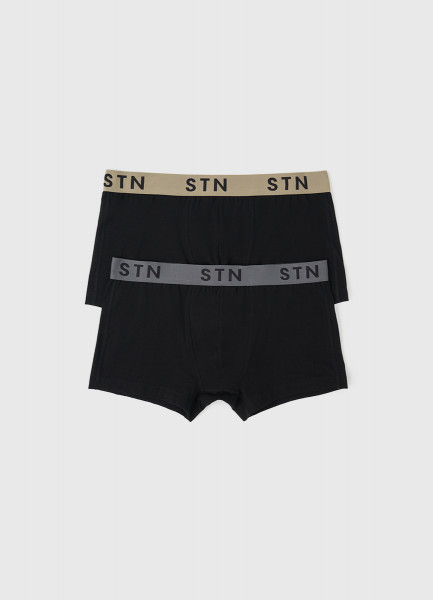 

Трусы-транки, 2 шт., Черный