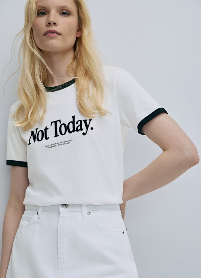 Футболка с принтом