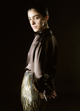 Сатиновая блузка